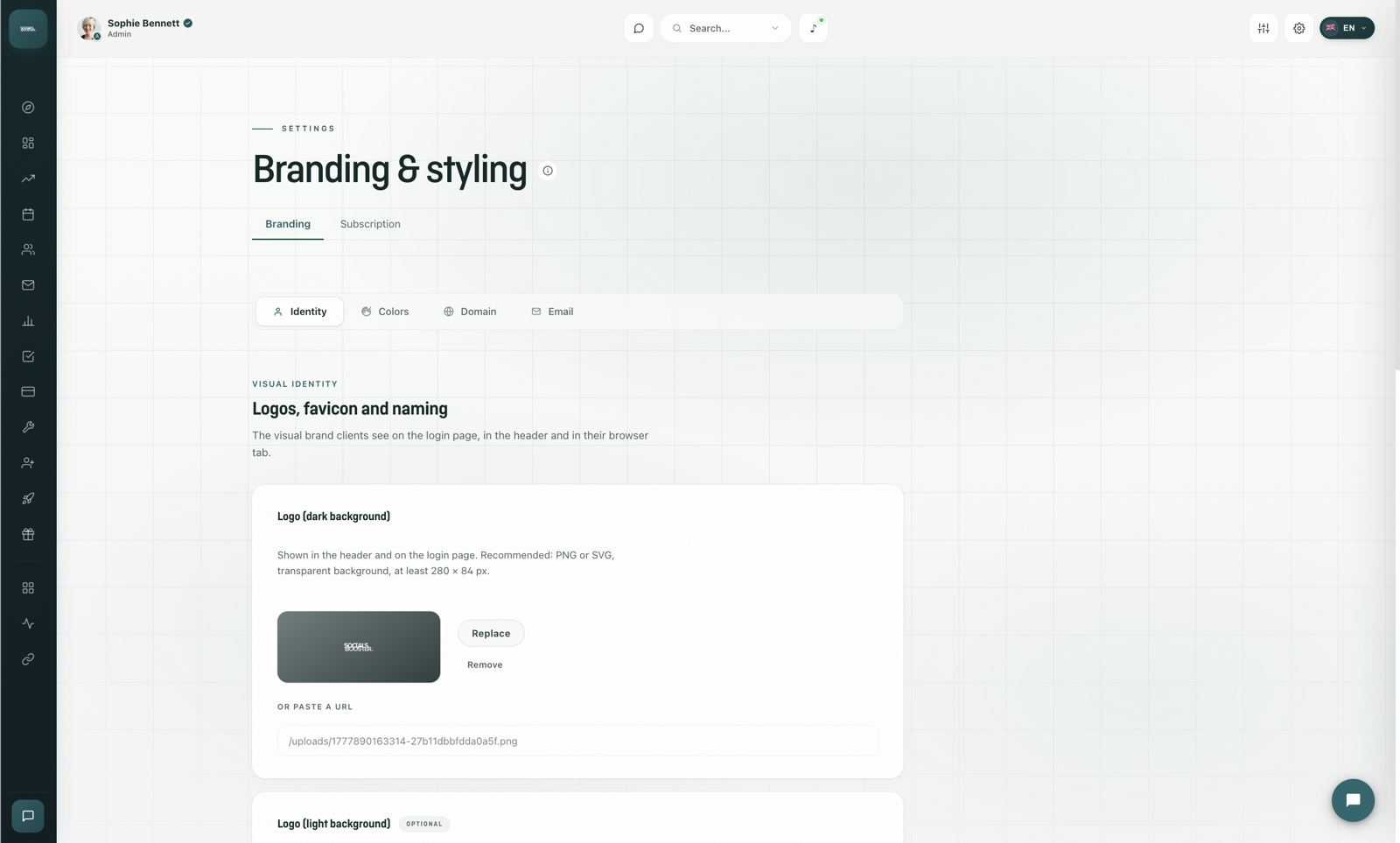 White-label branding