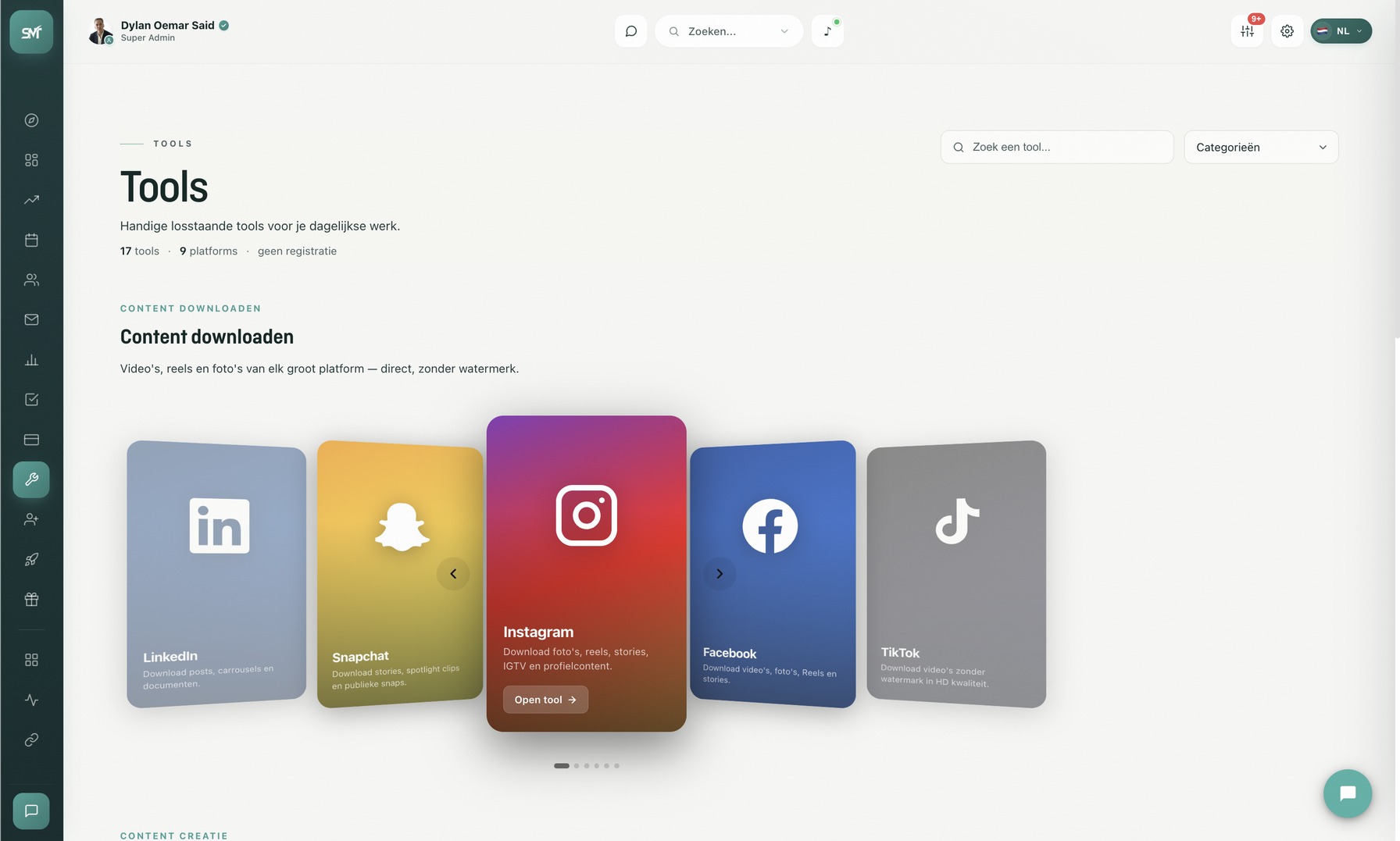Tools suite
